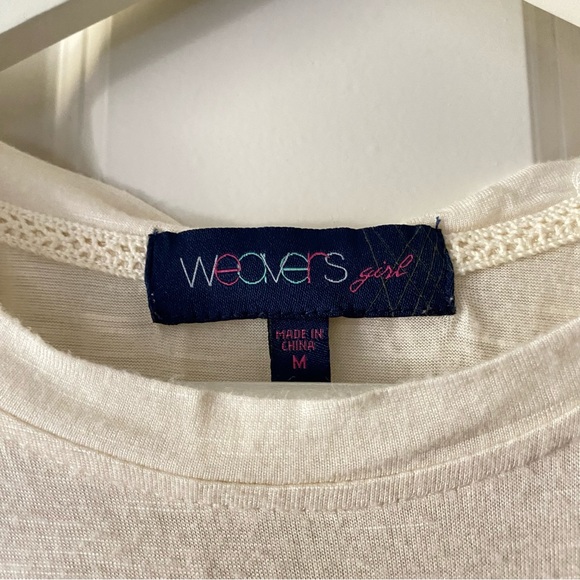 🌸3/$30🌸 Weavers Girls’ Lace Blouse - Picture 6 of 6